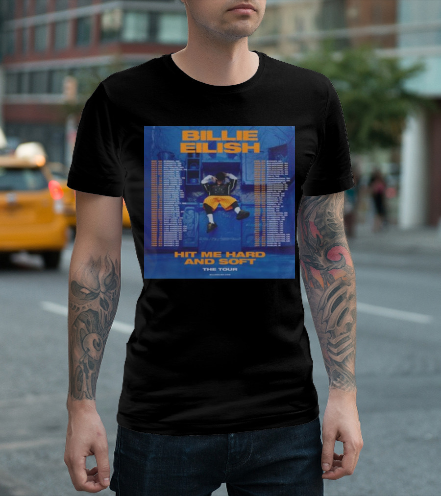 Billie Eilish Hit Me Hard And Soft The Tour Dates T-Shirt