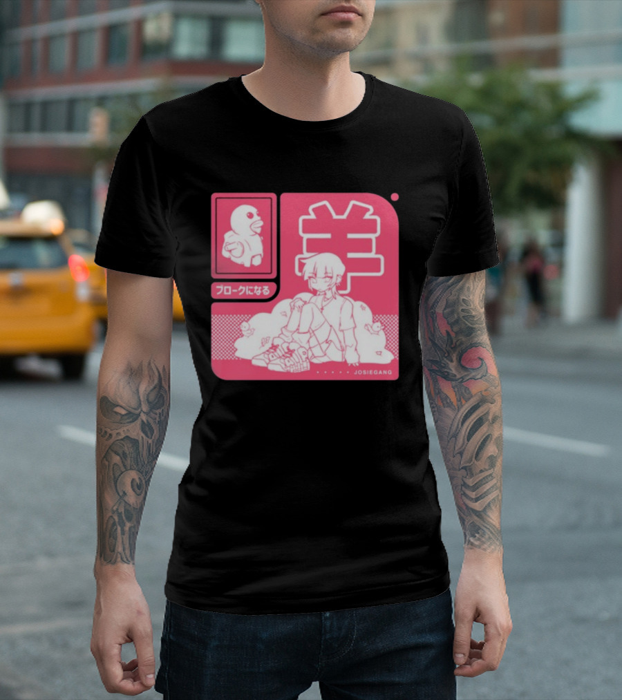 Sheepxing Bloke Josiegang Anime Manga Character Kawaii Aesthetic Japan T-Shirt
