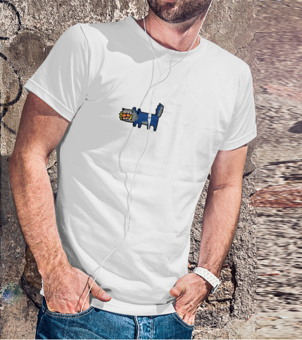 Wolves Eat Sun Cartoon Wolf Biting Sun T-Shirt