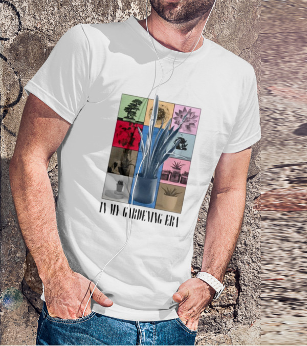 In My Gardening Era Vibrant Plant Montage T-Shirt