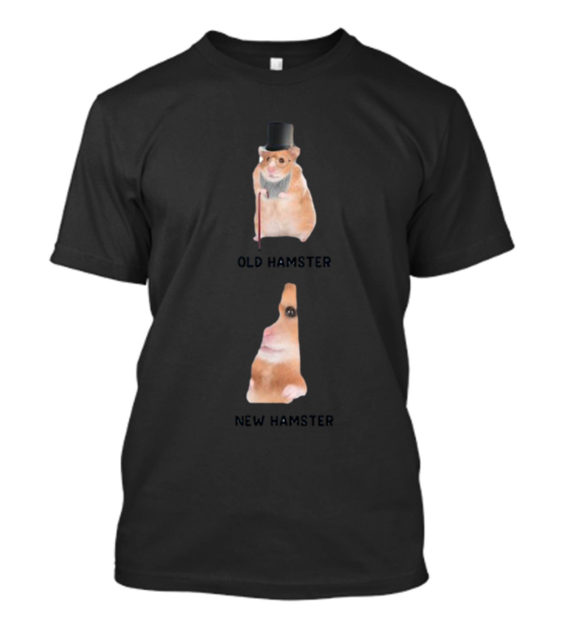 Old Hamster New Hamster New Hampshire State Shape T-Shirt