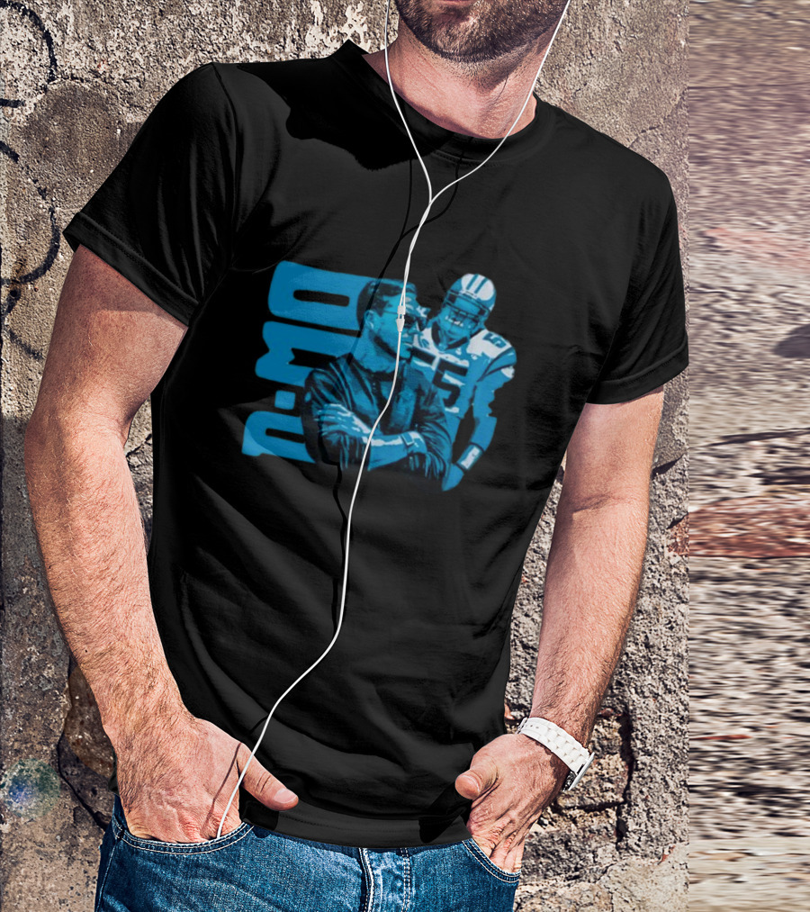 D-Mo Dan Morgan 55 Carolina Panthers Dave Canales Football Duo T-Shirt