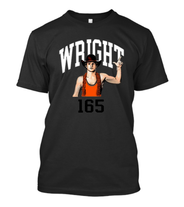 Wright 165 Wrestling Cowboy With Chain T-Shirt