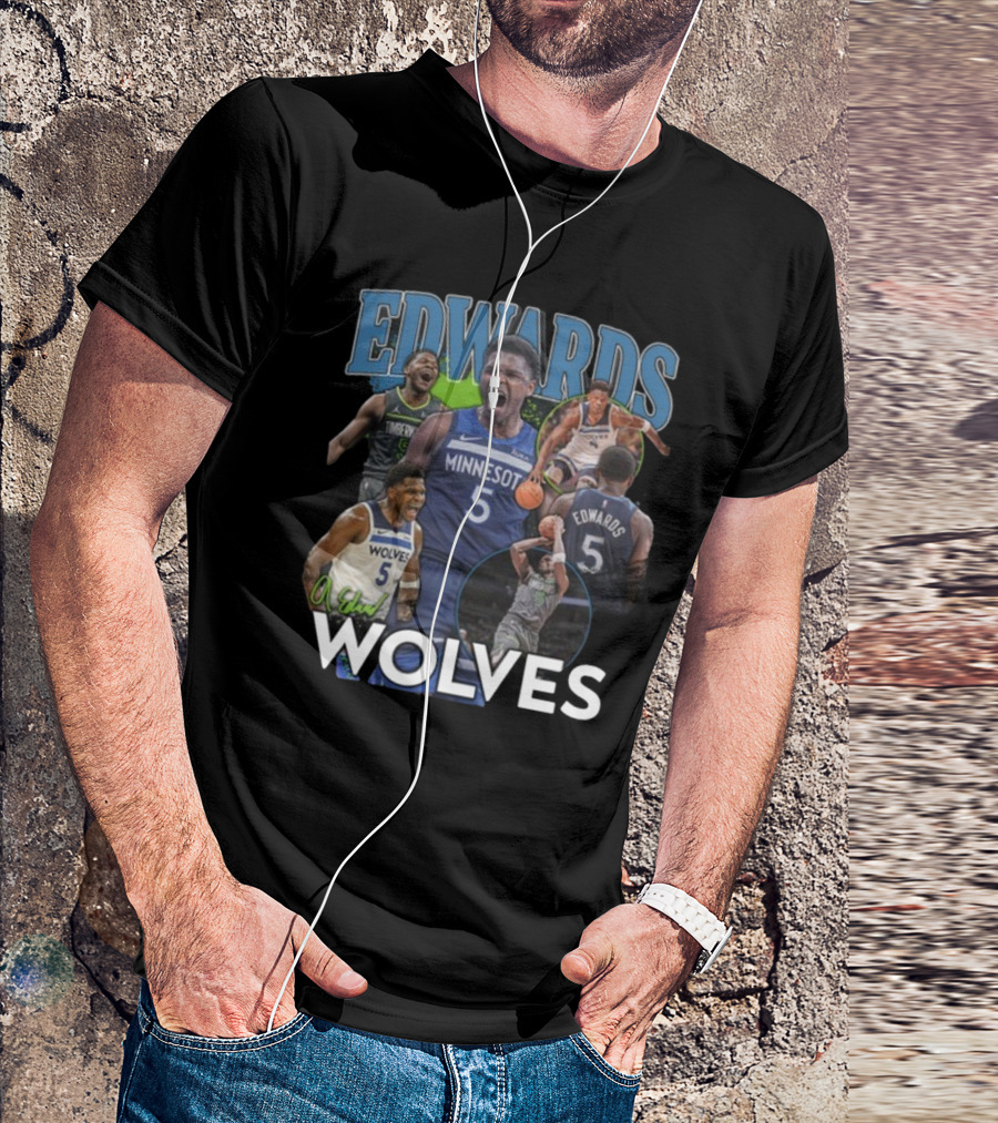 Minnesota Edwards Wolves Basketball Highlights T-Shirt