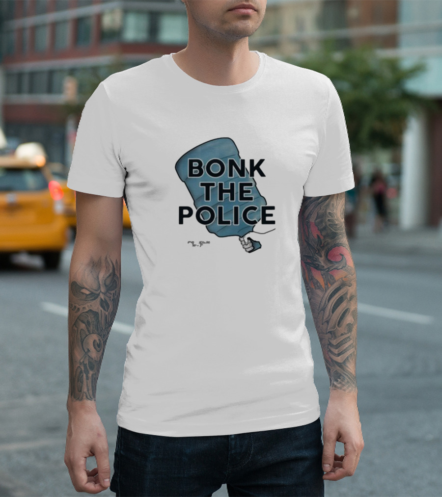 Timecapsuledesign Bonk the Police Water Jug Meme T-Shirt