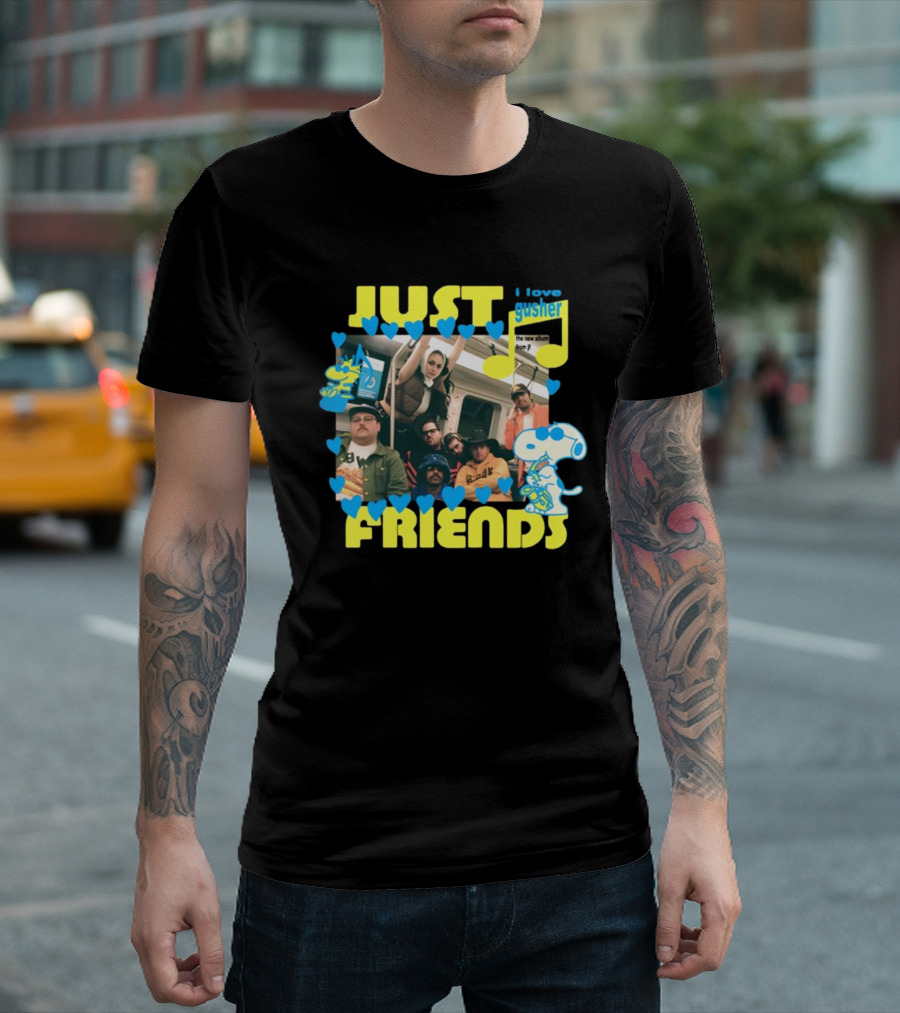 Just Friends Jf Crew I Love Gusher New Album T-Shirt