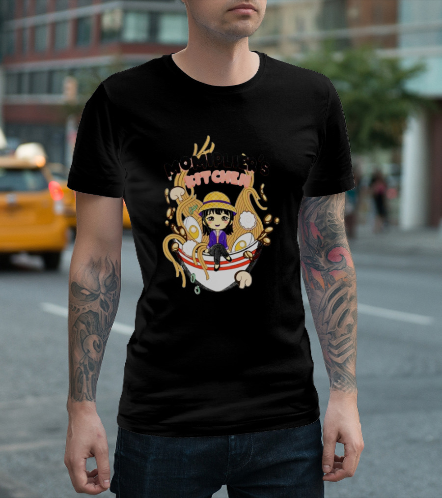 Momiplier's Kitchen Cute Anime Ramen Bowl T-Shirt