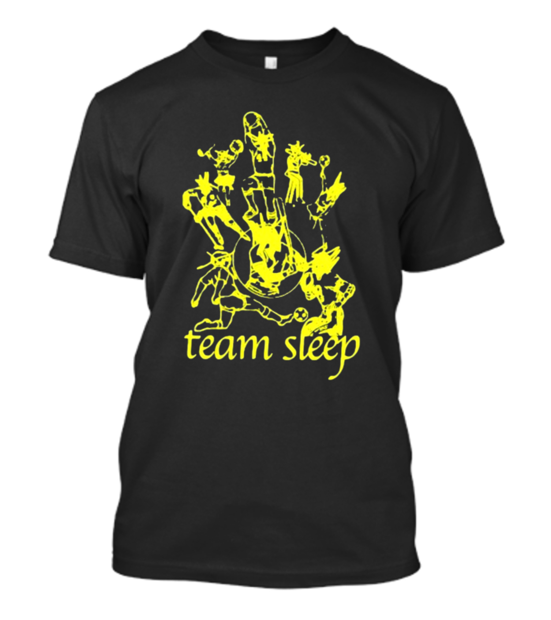 Team Sleep Pee-Chee Sports Figures T-Shirt