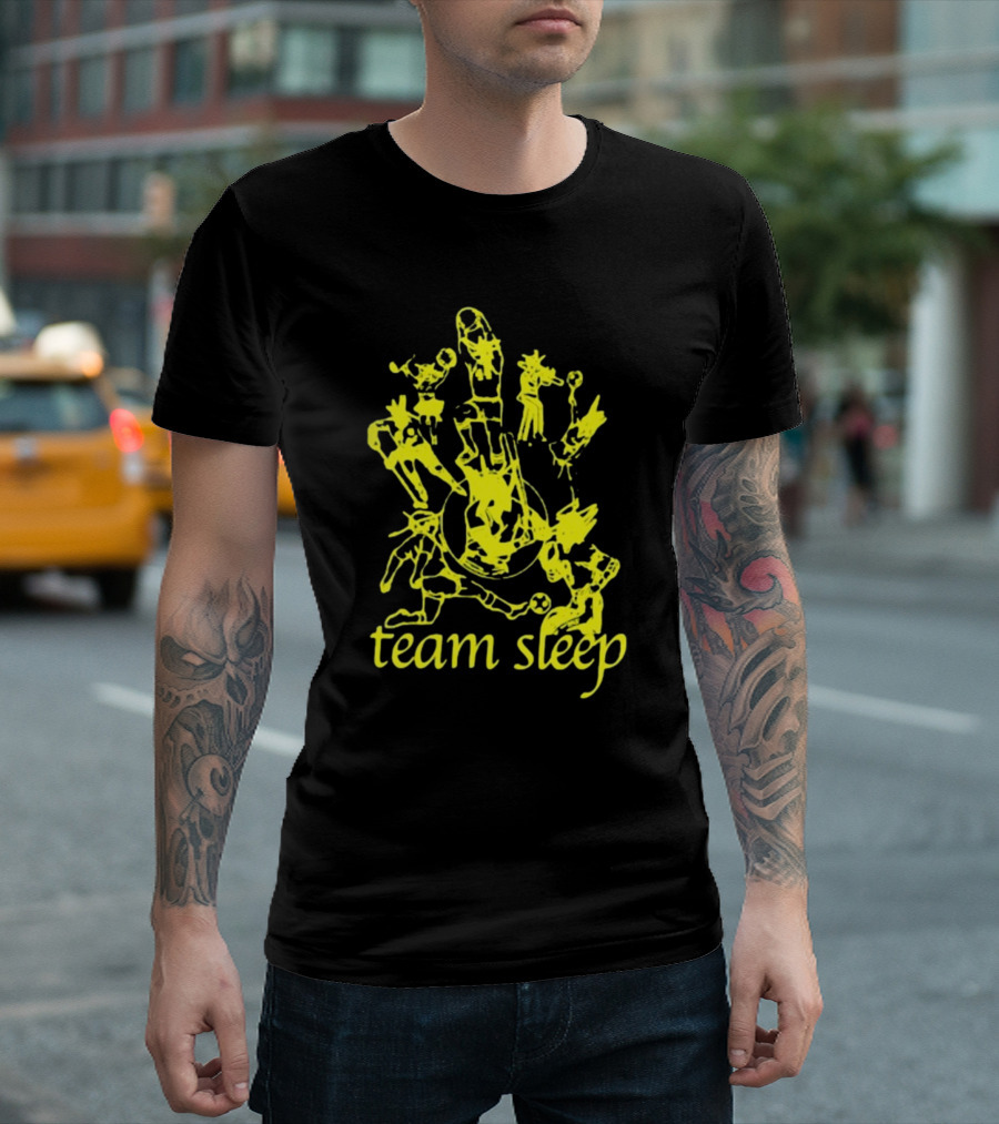 Team Sleep Pee-Chee Sports Figures T-Shirt
