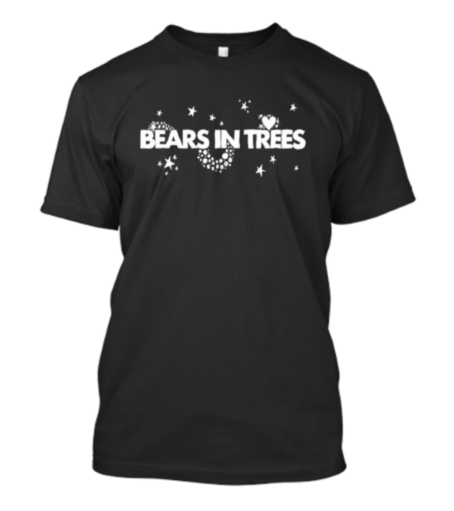 Bears In Trees Stars Constellation Heart T-Shirt