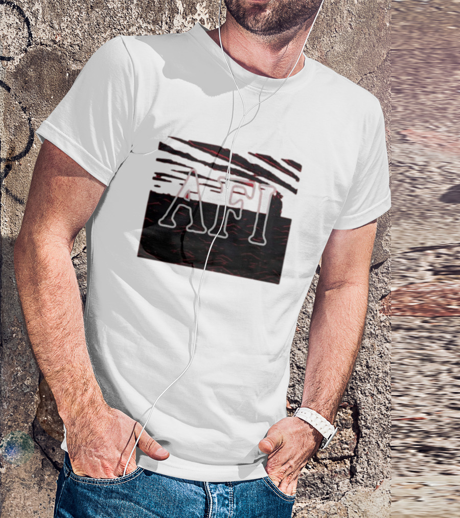 Afireinside AFI Black Sails Striped T-Shirt