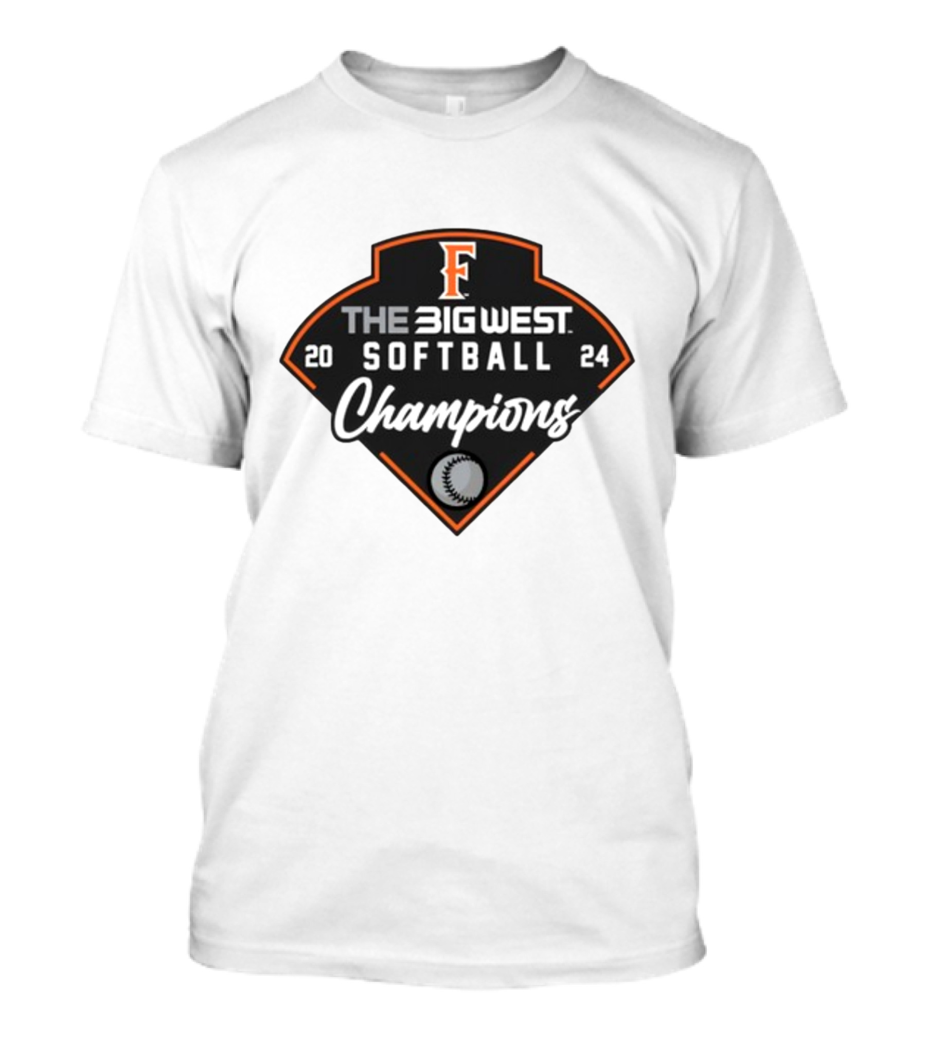 The Big West Softball Cal State Fullerton Champions T-Shirt