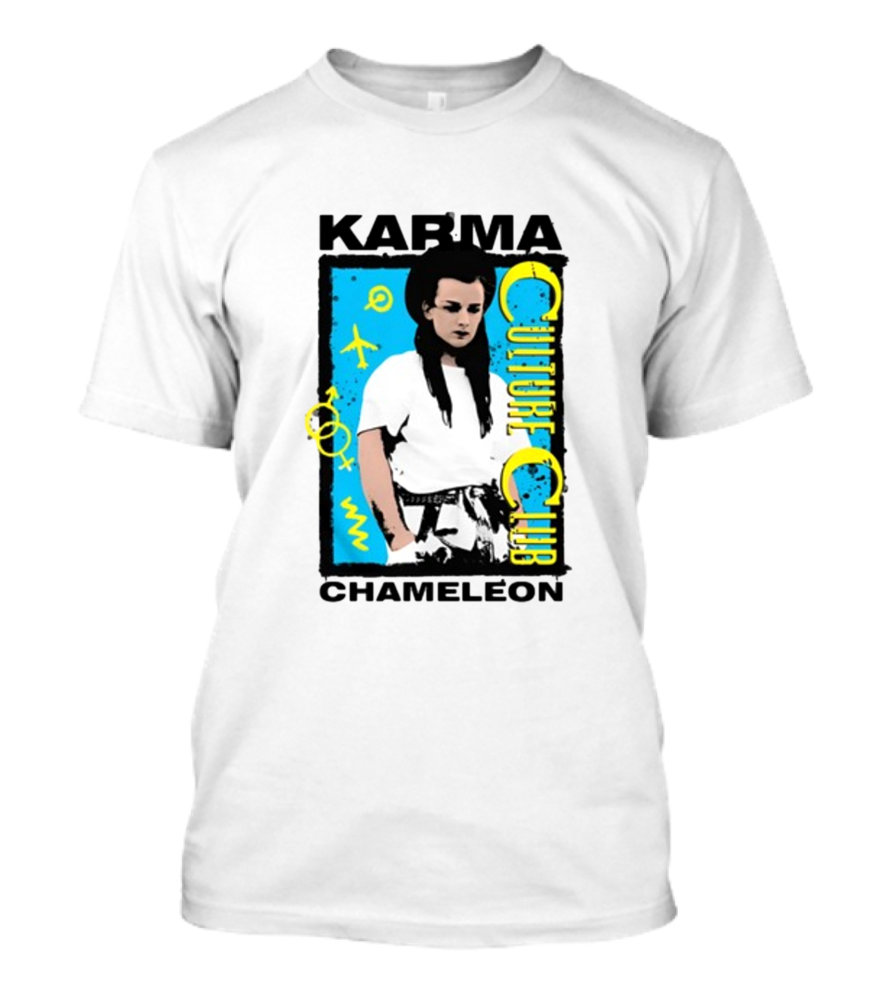 Karma Chameleon Culture Club Boy George 40th Anniversary T-Shirt