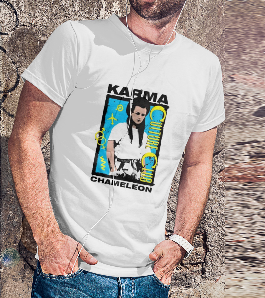 Karma Chameleon Culture Club Boy George 40th Anniversary T-Shirt