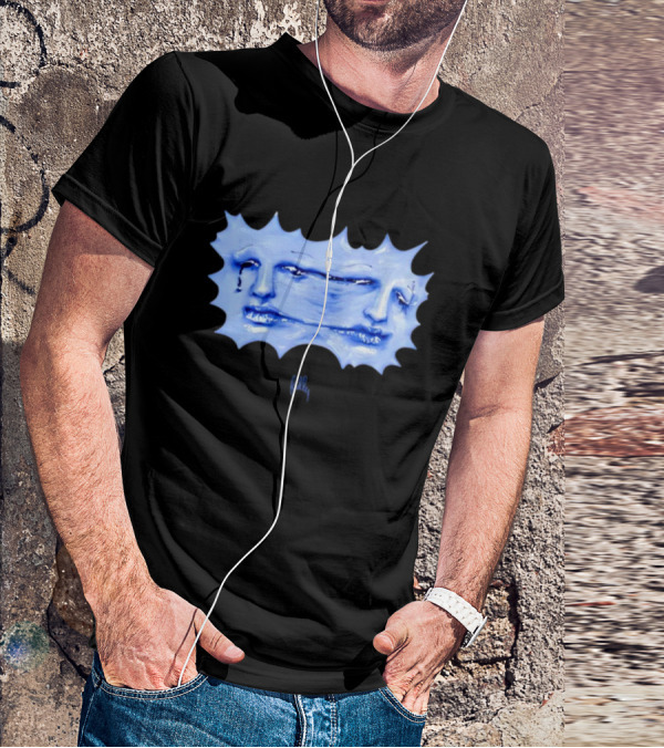 Felly Sun Liquid Blue Faces T-Shirt