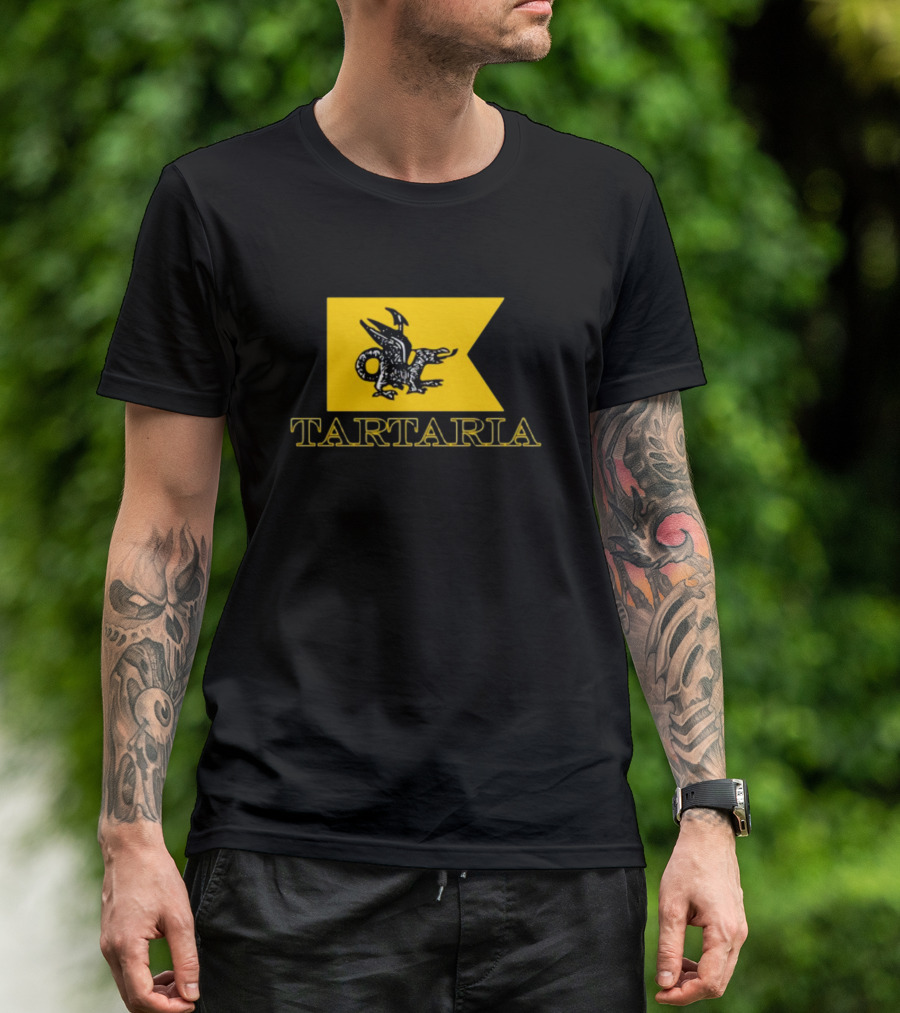 Tartaria Flag Emblem With Mythical Creature T-Shirt