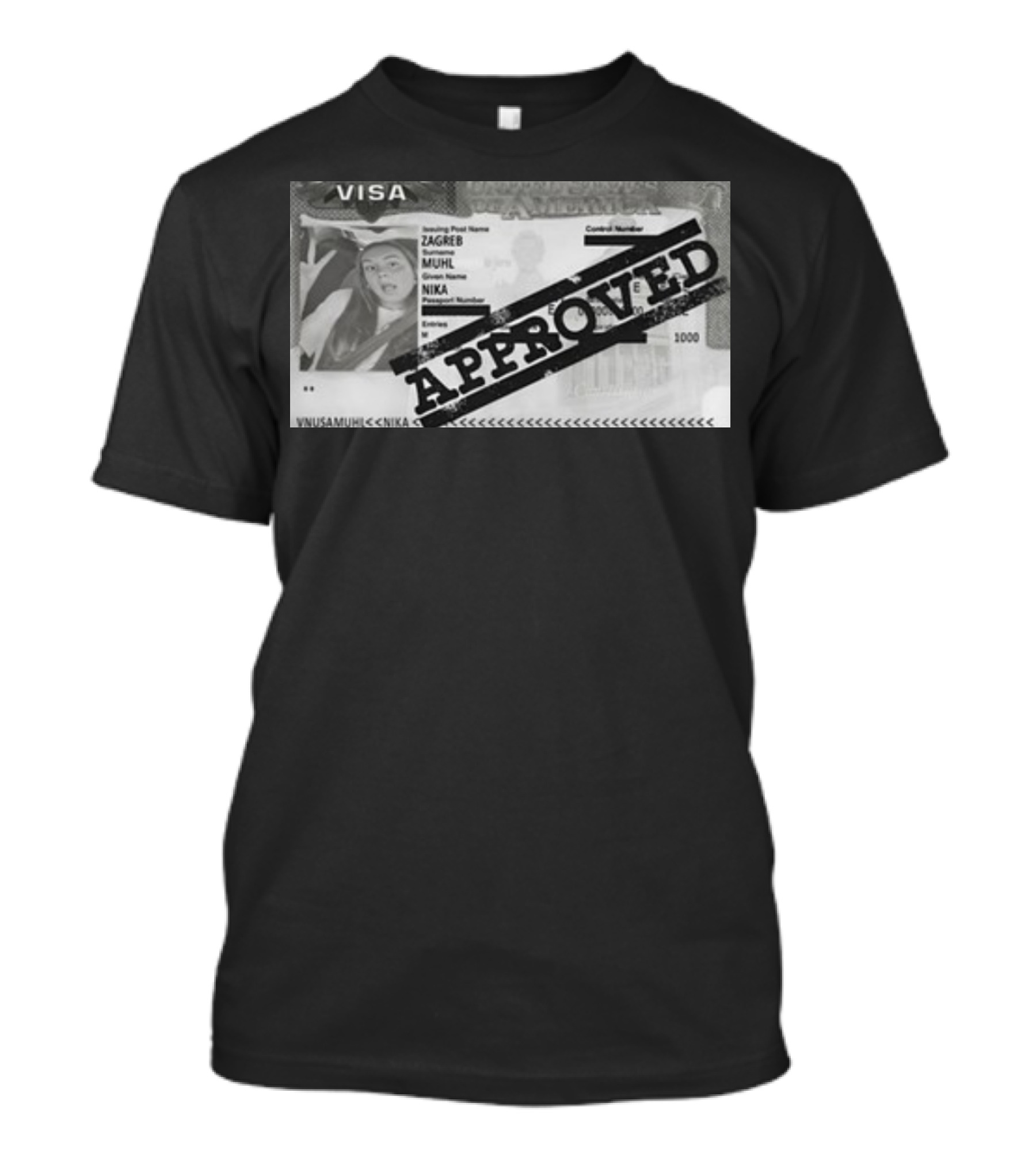 Visa Approved Zagreb Nika Muhl Muhil T-Shirt
