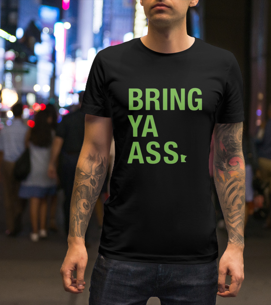 Bring Ya Ass Sota Clothing Minnesota State Outline T-Shirt