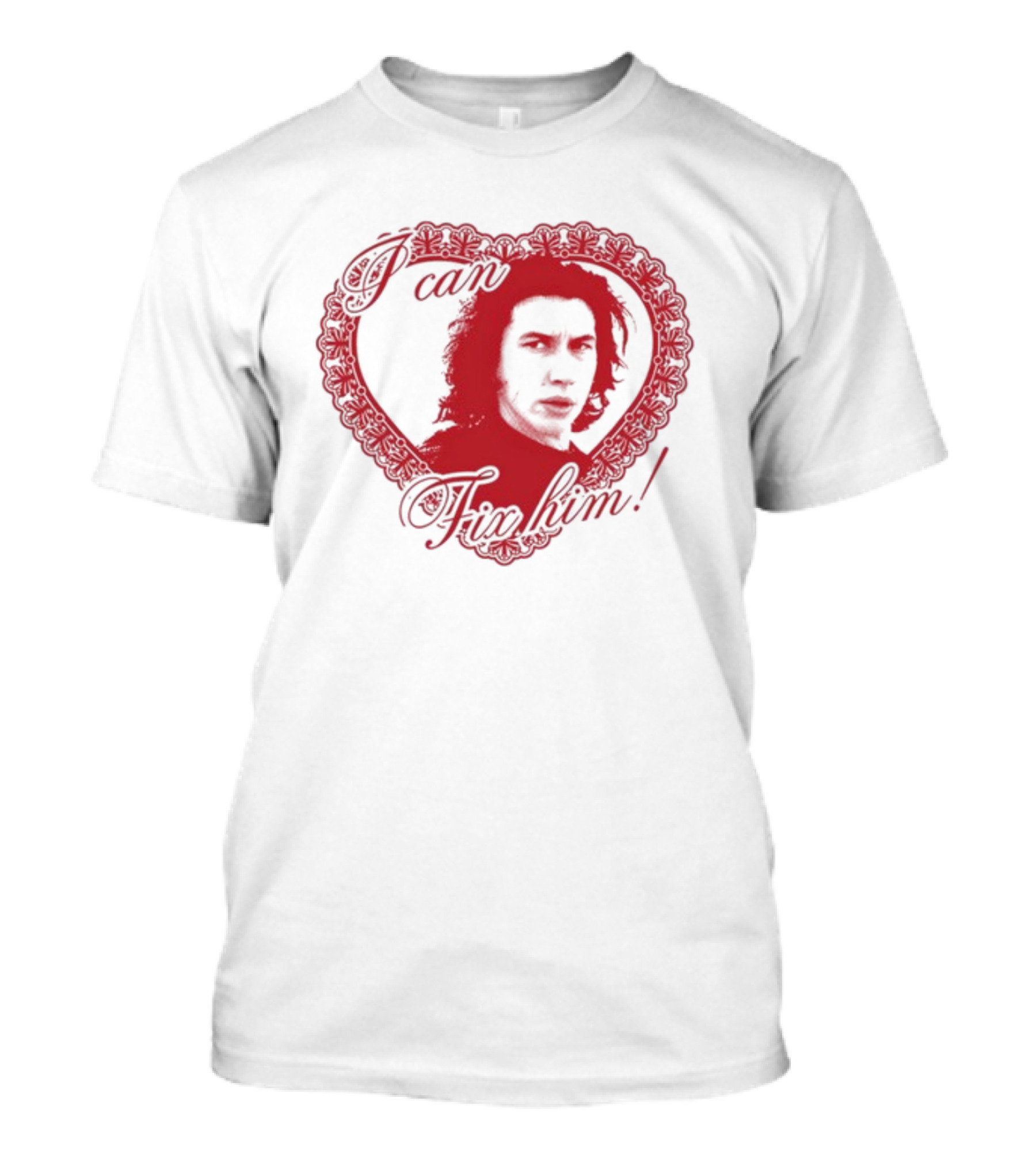 Tresshirts Camisa I Can Fix Him Kylo Ren Heart Frame T-Shirt