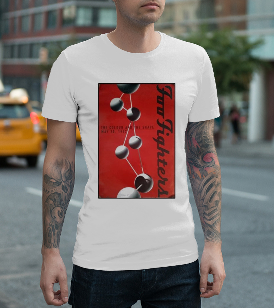 Foo Fighters The Colour And The Shape May 20 1997 Album Cover T-Shirt