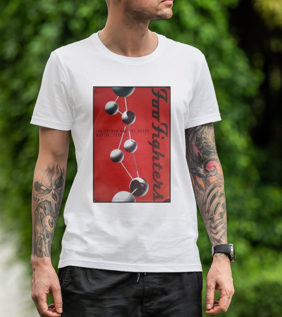 Foo Fighters The Colour And The Shape May 20 1997 Album Cover T-Shirt
