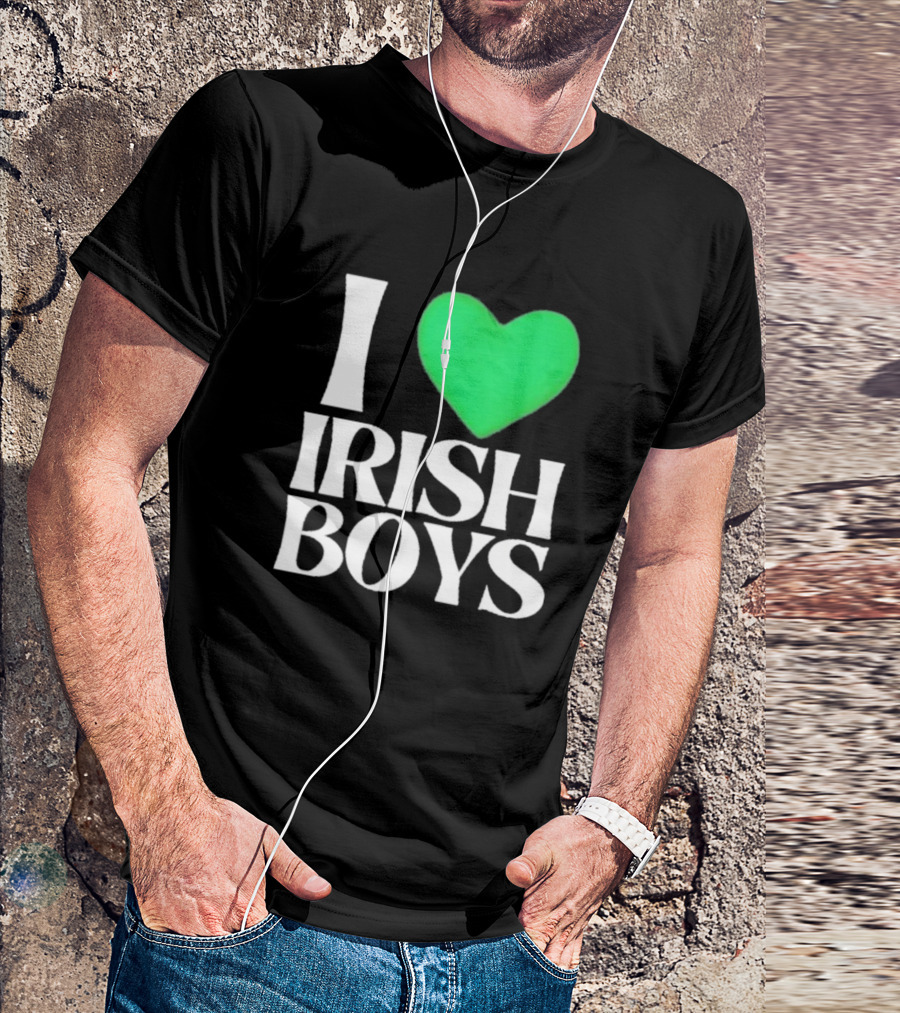 I Heart Irish Boys St. Patrick's Day Love T-Shirt