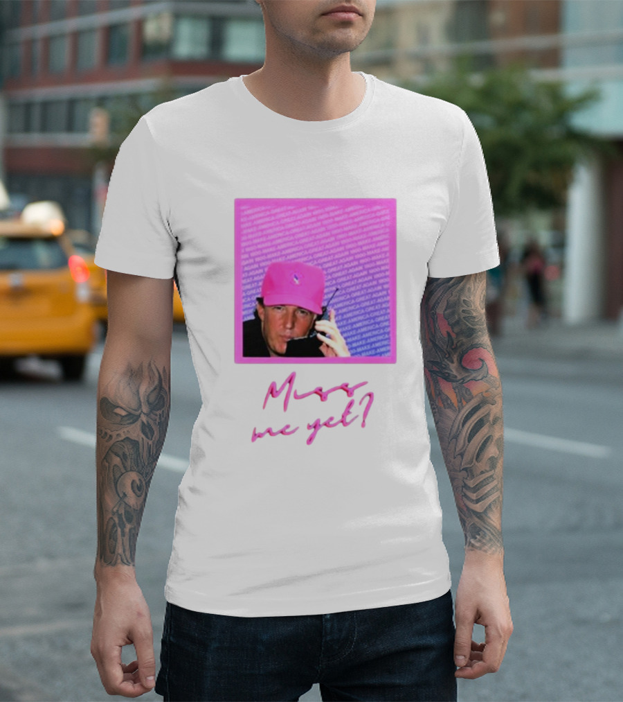 Miss Me Yet Pink Hat Jineeminee Trump Image T-Shirt