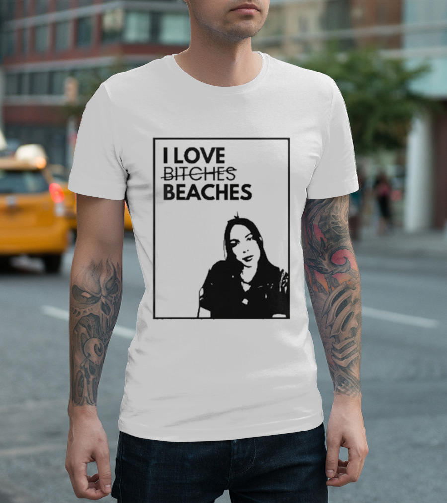 Charlotte I Love Beaches Image T-Shirt