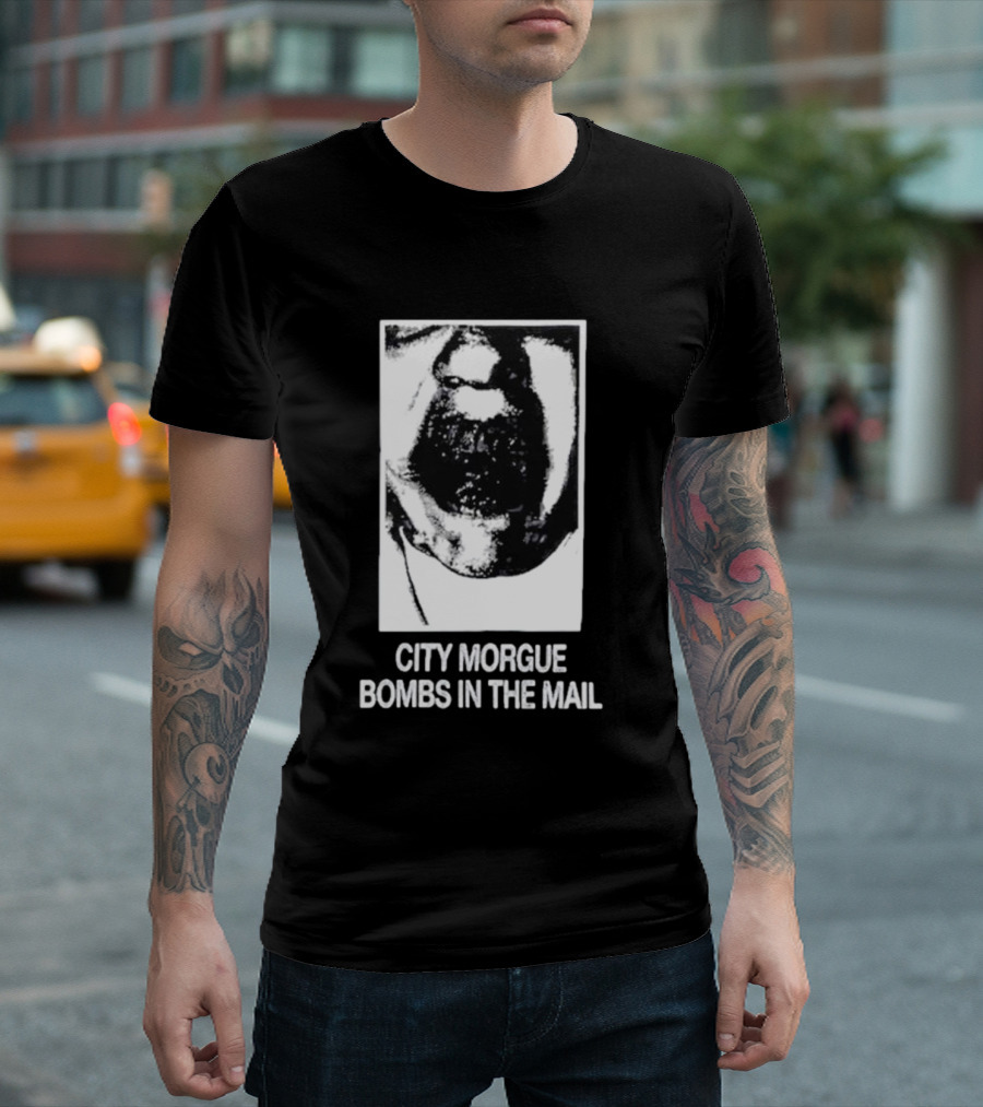 City Morgue Bombs In The Mail Tour Nun Mouth T-Shirt