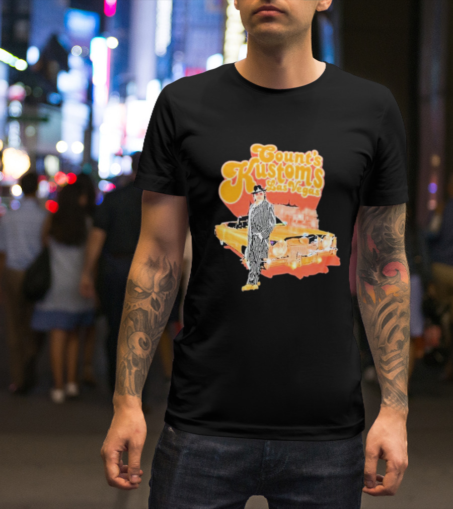 Count’s Kustoms Superfly Cadillac Eldorado Las Vegas Strip T-Shirt