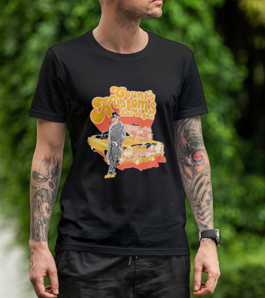 Count’s Kustoms Superfly Cadillac Eldorado Las Vegas Strip T-Shirt