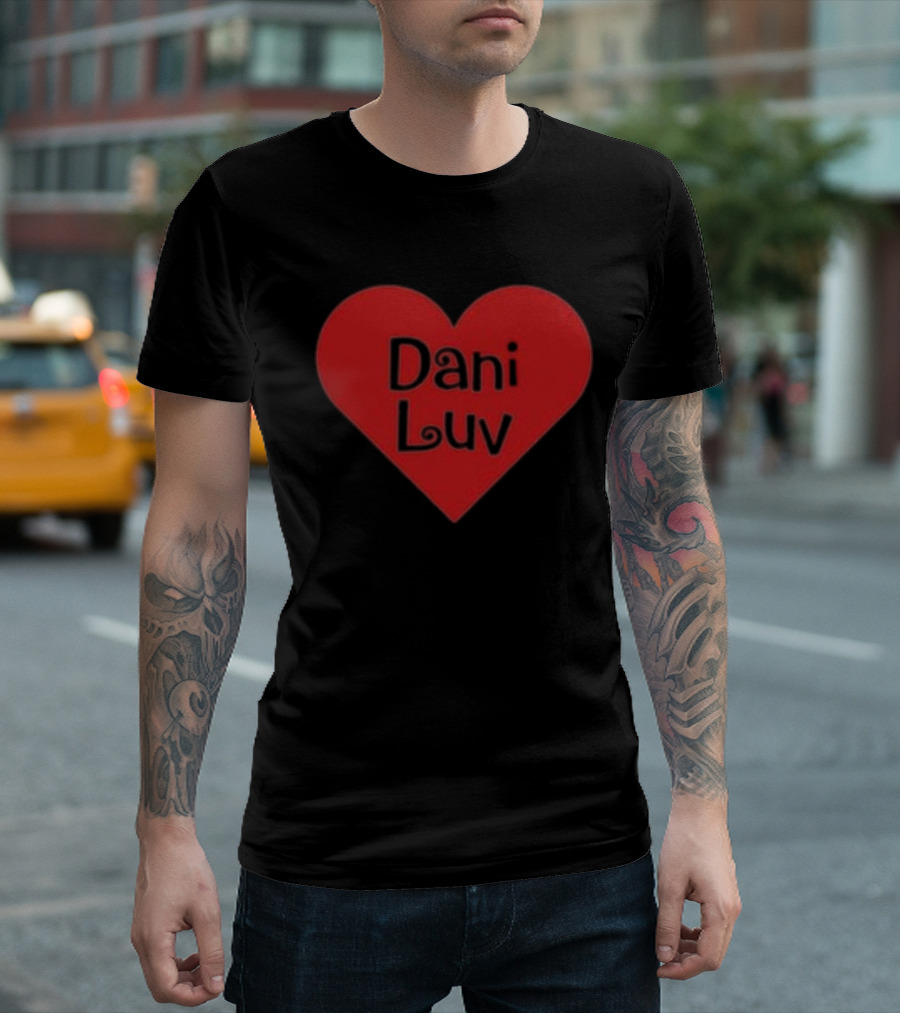 Dani Luv Heart Red T-Shirt