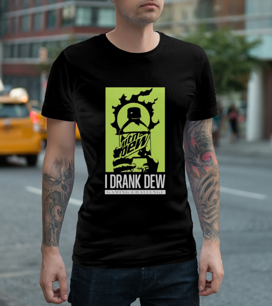 Destructoid I Drank Dew Mountain Dew Gaming Challenge T-Shirt