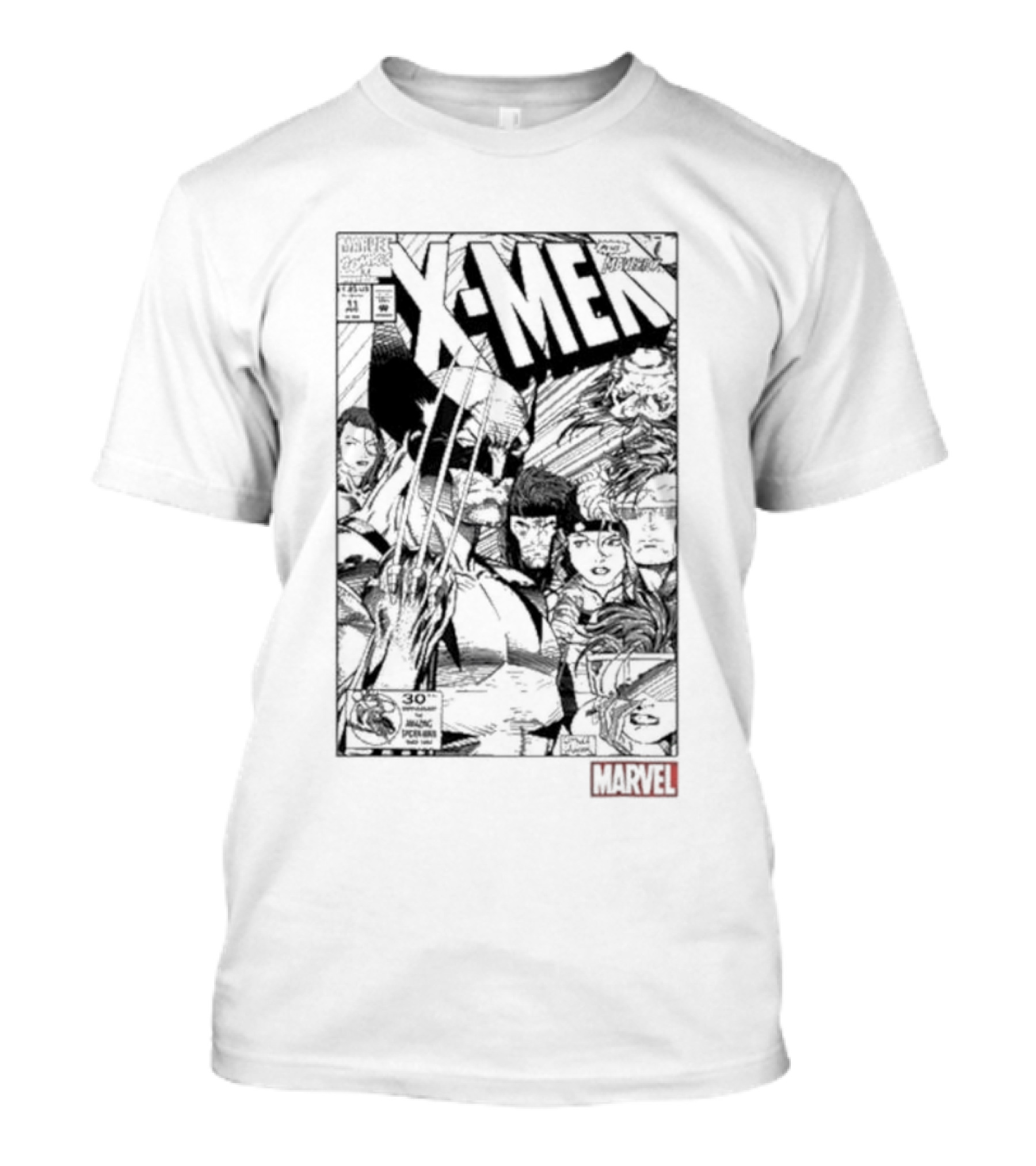 X-Men Marvel Comic Wolverine Team T-Shirt
