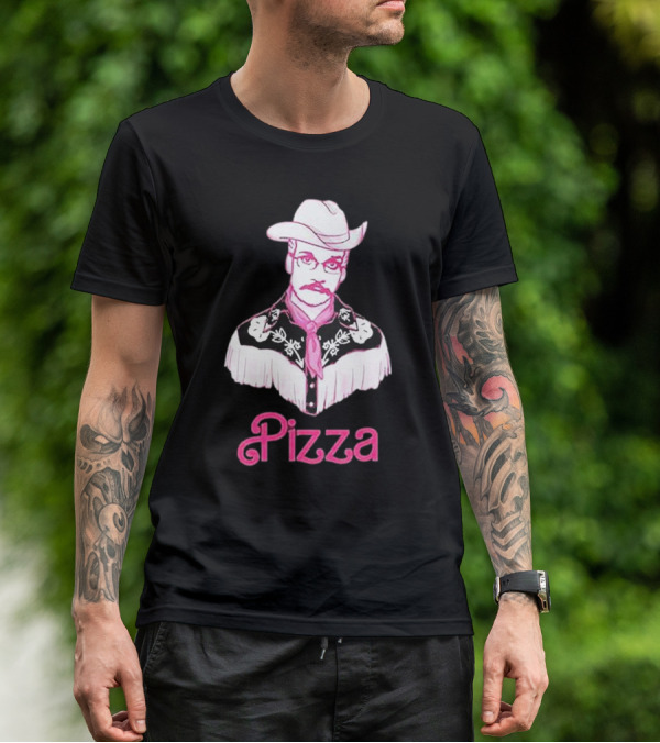 John Green He's Just Cowboy Pizza T-Shirt