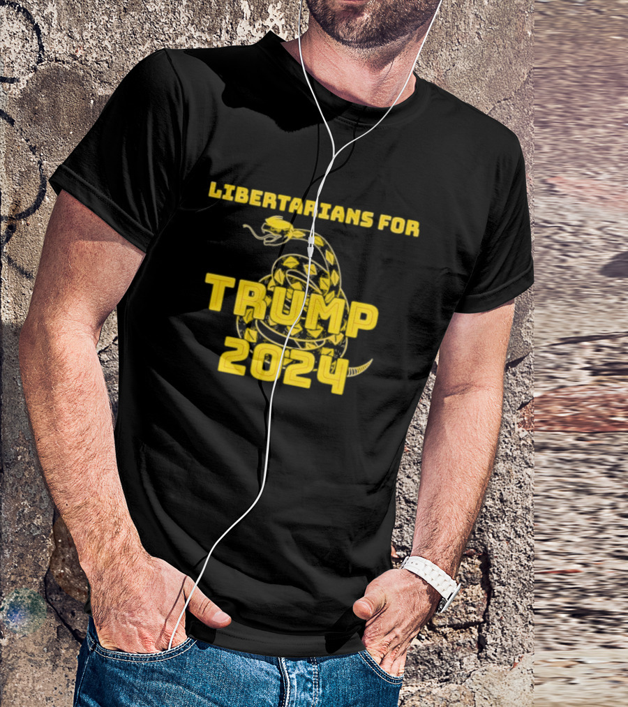 Libertarians For Trump 2024 Snake Coiled T-Shirt