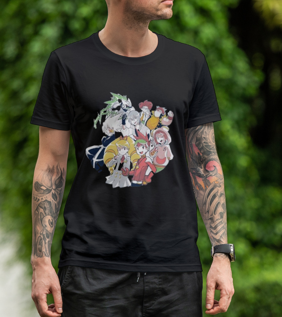 Mega Man Star Force Allies Heroes And Characters T-Shirt