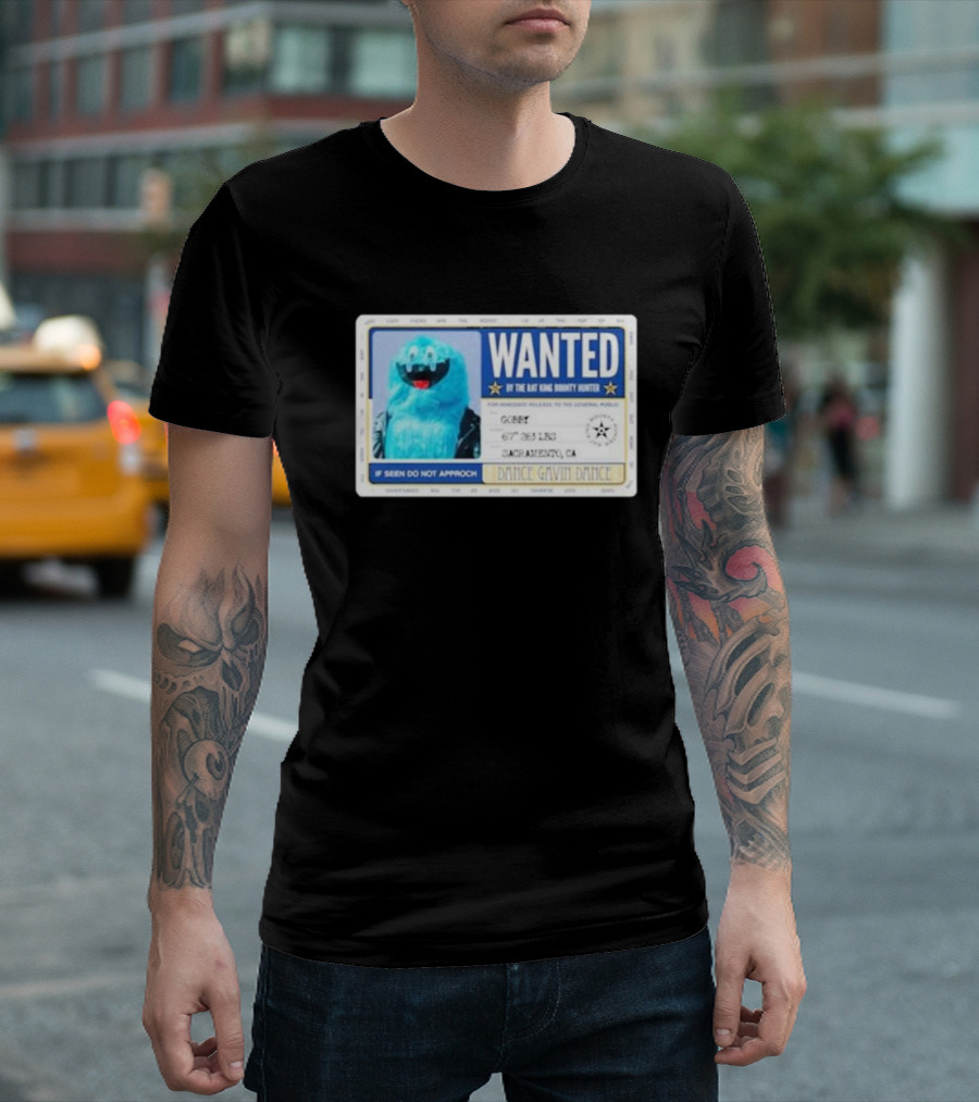 Dance Gavin Dance Wanted Gobby Rae King Bounty Hunter Sacramento T-Shirt