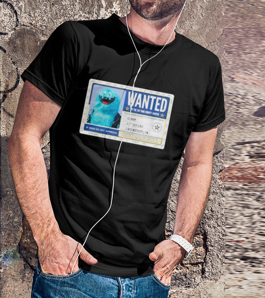 Dance Gavin Dance Wanted Gobby Rae King Bounty Hunter Sacramento T-Shirt