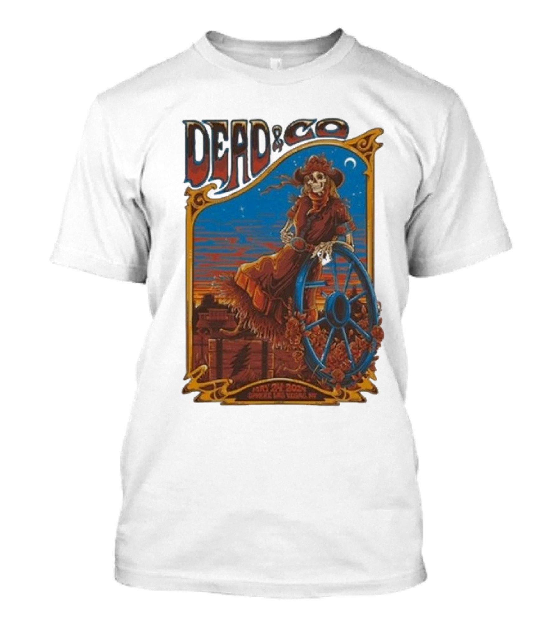 Dead And Co May 24 2024 Sphere Las Vegas T-Shirt
