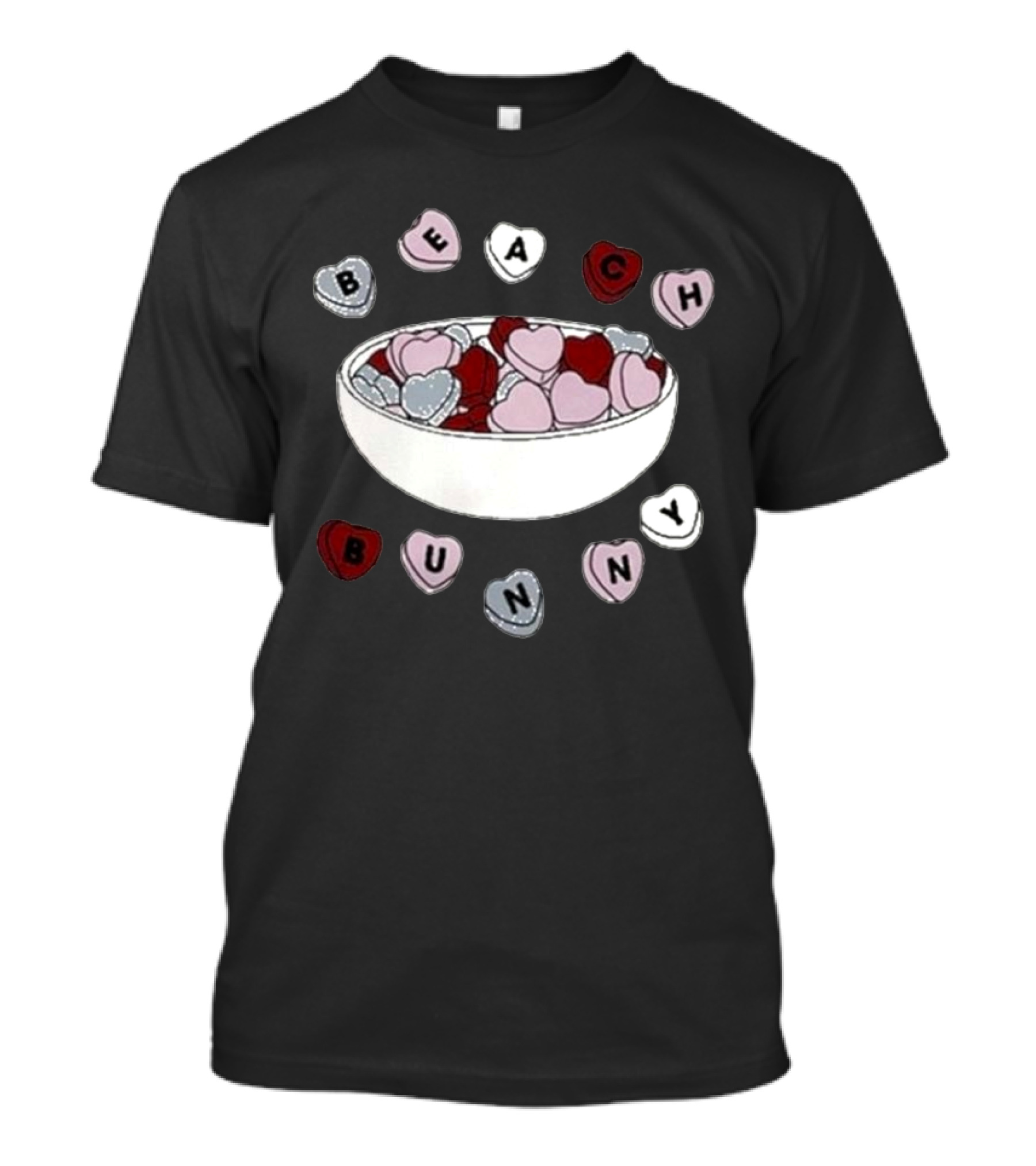 Beach Bunny Candy Heart Bowl T-Shirt