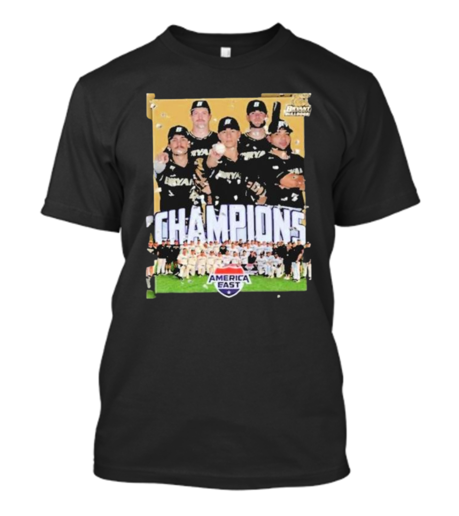 Bryant Bulldogs Baseball 2024 America East Champions T-Shirt