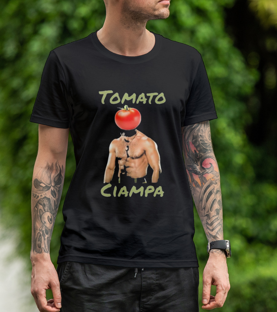 Tomato Ciampa Man Head Bodybuilder T-Shirt
