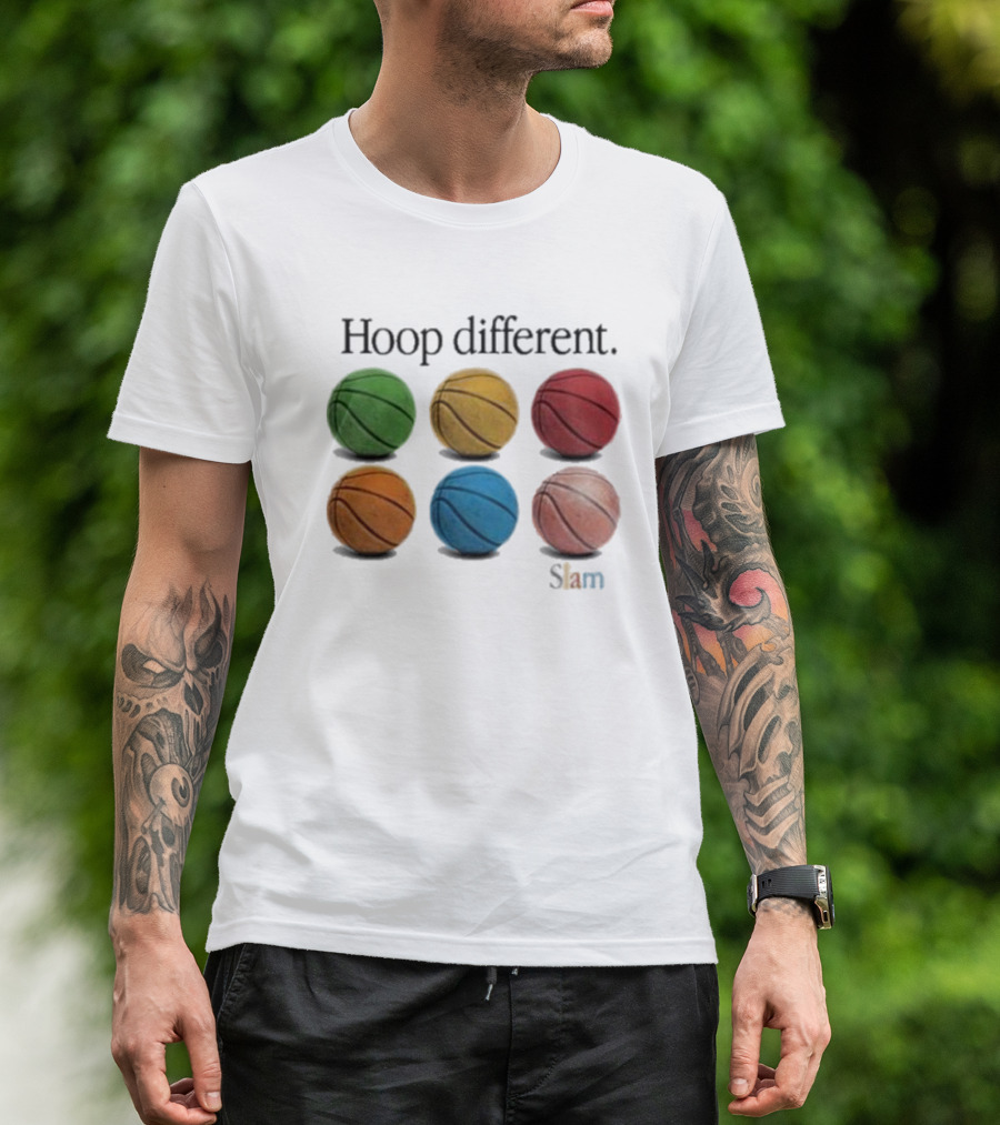 Kate Martin Hoop Different Slam Basketball Multicolor Balls T-Shirt