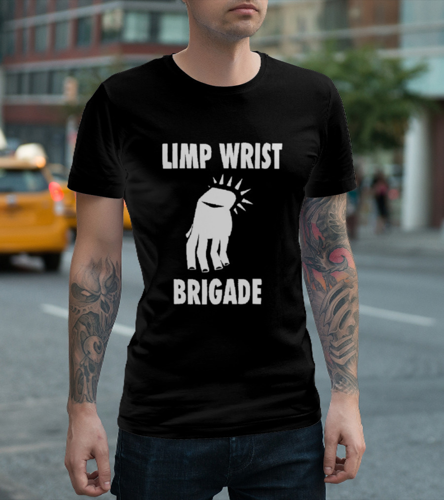 Limp Wrist Brigade Sunshine Clenched Fist T-Shirt