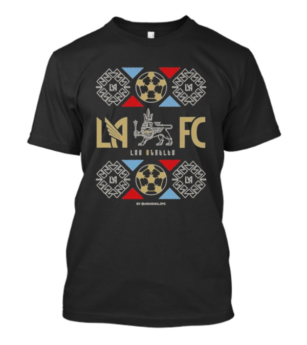 LAFC 500 Level Armenian Heritage Night LA Football Club Armenian Motifs T-Shirt