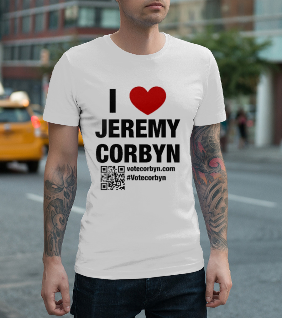 I Love Jeremy Corbyn VoteCorbyn.com #VoteCorbyn T-Shirt