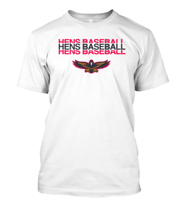 Hens Baseball Toledo Mud Hens Fred Hens Winged Emblem T-Shirt
