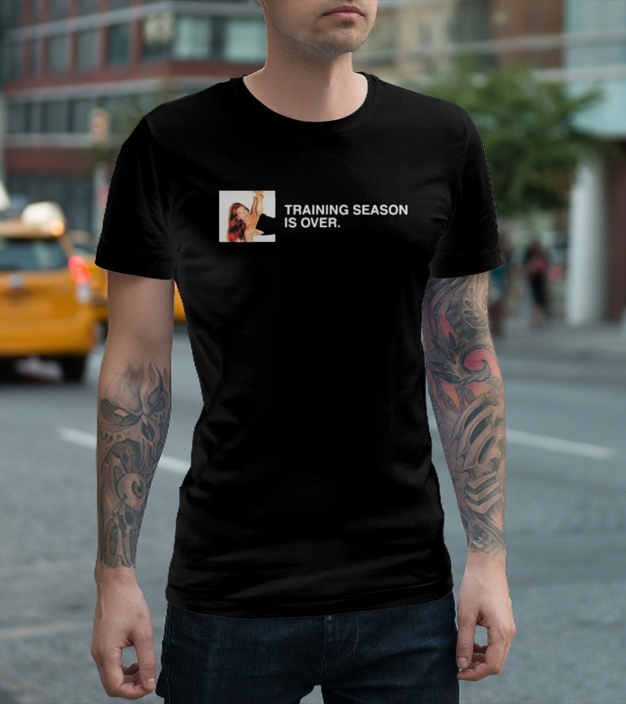 Training Season is Over with Red Hair Woman Image T-Shirt