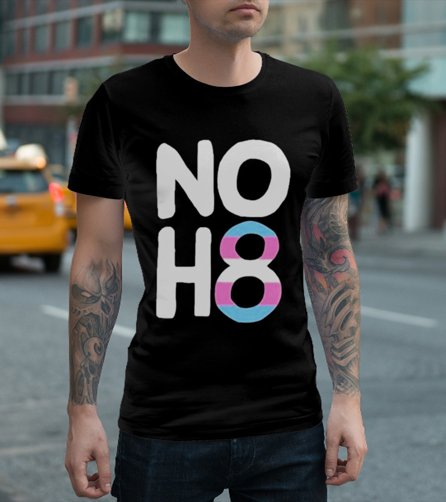 NO H8 Trans Pride Colors T-Shirt